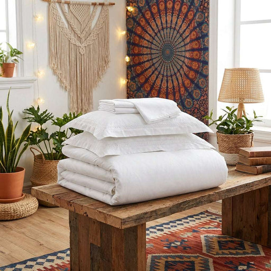 Ultra Smooth Cotton Sateen Bedding | Friction Free Set